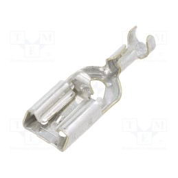 50 pcs : 341412-2 - Terminal: flat, 6.3mm, 0.8mm, female, 0.51÷1.65mm2, crimped, tinned