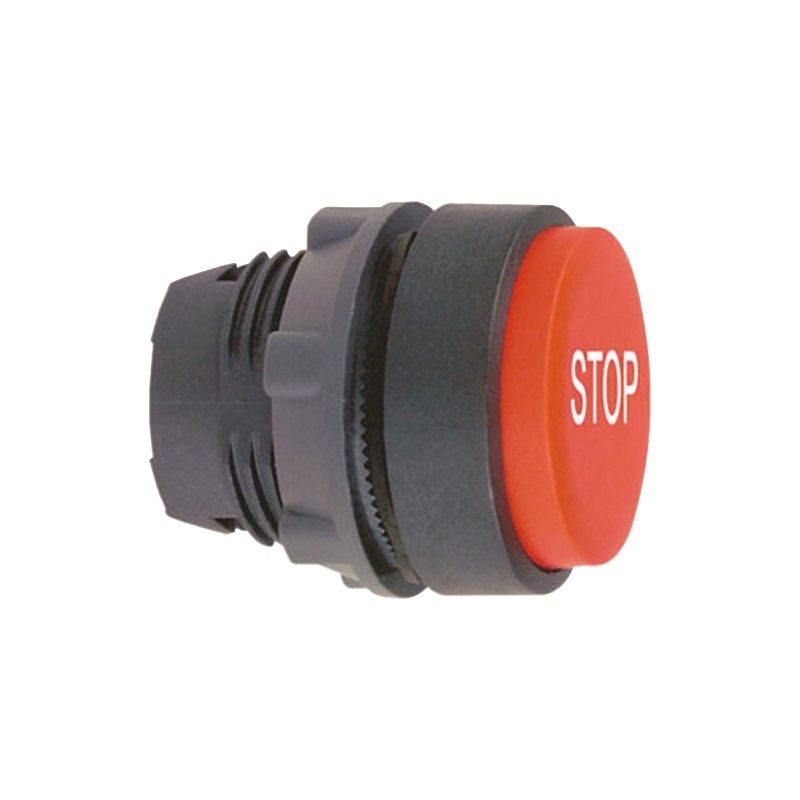 1 pcs - Schneider Electric Harmony XB5 Series Red Spring Return Push Button Head, 22mm Cutout, IP66, IP67, IP69K