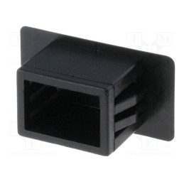 10 pcs : BPE-SC-1-01 - Stopper, polyamide, black, UL94V-2, Panel thick: 1.4÷3.5mm, C: 12mm