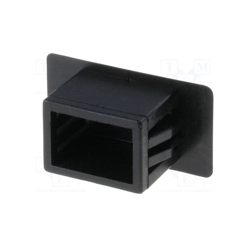 10 pcs : BPE-SC-1-01 - Stopper, polyamide, black, UL94V-2, Panel thick: 1.4÷3.5mm, C: 12mm