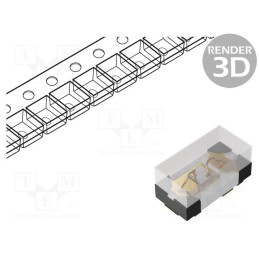 20 pcs : LL-S160UGC-2B - LED, SMD, 0402, yellow green, 10÷15mcd, 1x0.5x0.45mm, 120°, 20mA