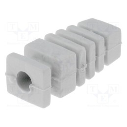 10 pcs : FI-7 GY - Strain relief, Dim: Ø4mm, L: 23mm, light grey
