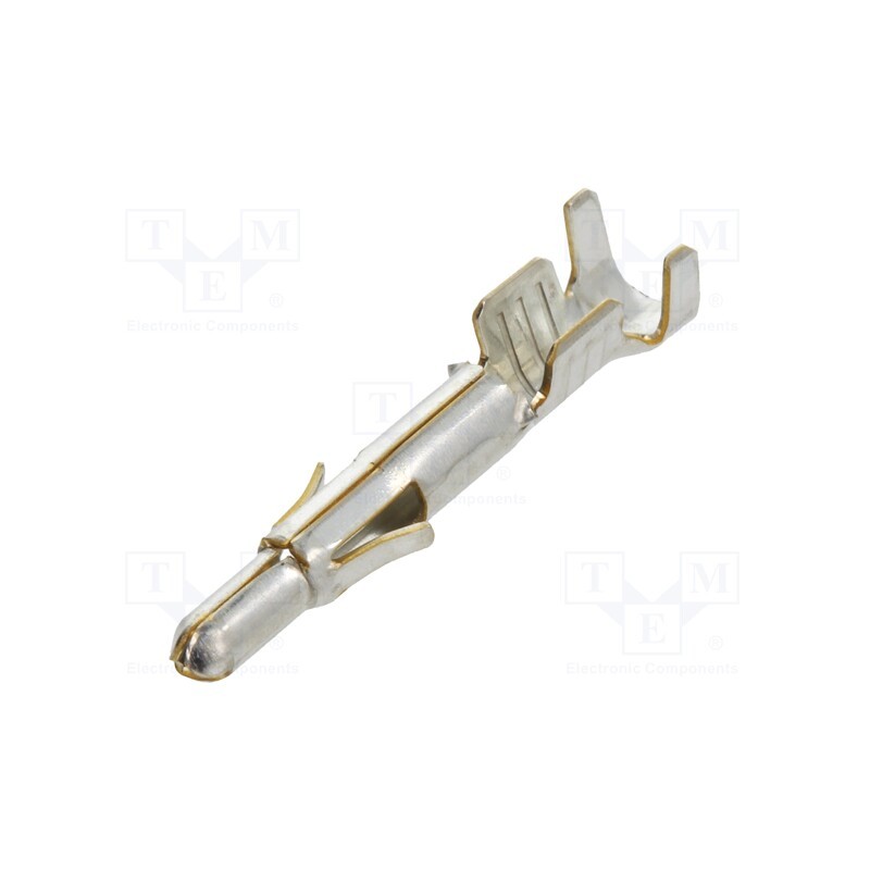 50 pcs : 350218-1 - Contact, male, brass, tinned, 0.5÷2mm2, 20AWG÷14AWG, tape, crimped