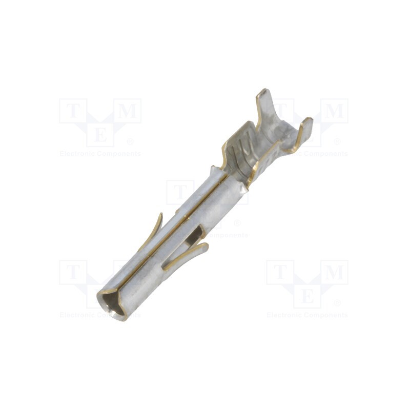 50 pcs : 350536-1 - Contact, female, brass, tinned, 0.5÷2mm2, 20AWG÷14AWG, tape, 6.35mm