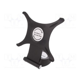 10 pcs : 7814.UCH-IPAD2 - Tablet holder, black, Mounting: free-standing handle