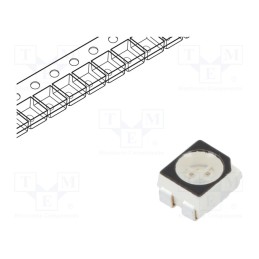 20 pcs : RF-P2PA30BS-B53(WE) - LED, SMD, 3528,PLCC4, red/yellow-green, 3.5x2.8x1.9mm, 120°, 20mA