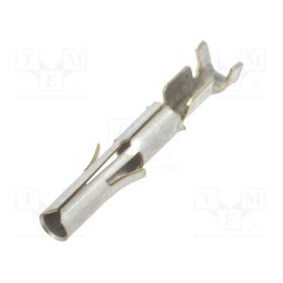 100 pcs : 350570-1 - Contact, female, brass, tinned, 0.2÷0.8mm2, 24AWG÷18AWG, tape