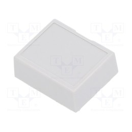 10 pcs : P05010213T - Terminals cover, w/o holes, 1M Modulbox One, grey