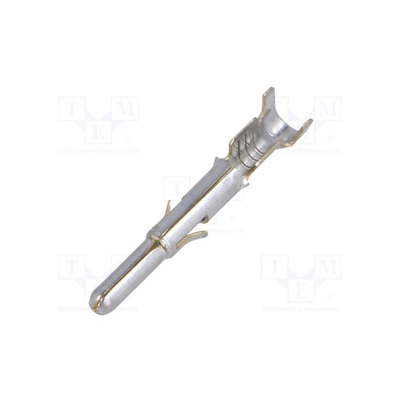 50 pcs : 350669-1 - Contact, male, brass, tinned, 0.5÷2mm2, 20AWG÷14AWG, bulk, crimped