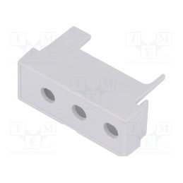 10 pcs : P05020202T.BL -AS - Terminals cover, grey, Holes no: 3, 10.16mm