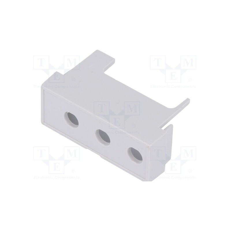 10 pcs : P05020202T.BL -AS - Terminals cover, grey, Holes no: 3, 10.16mm