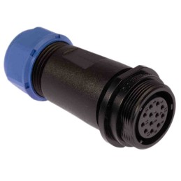 1 pcs - RS PRO Circular Connector, 12 Contacts, Cable Mount, Socket, Female, IP68