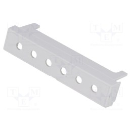 10 pcs : P05040208T.BL -AS - Terminals cover, grey, Holes no: 6, 10.16mm