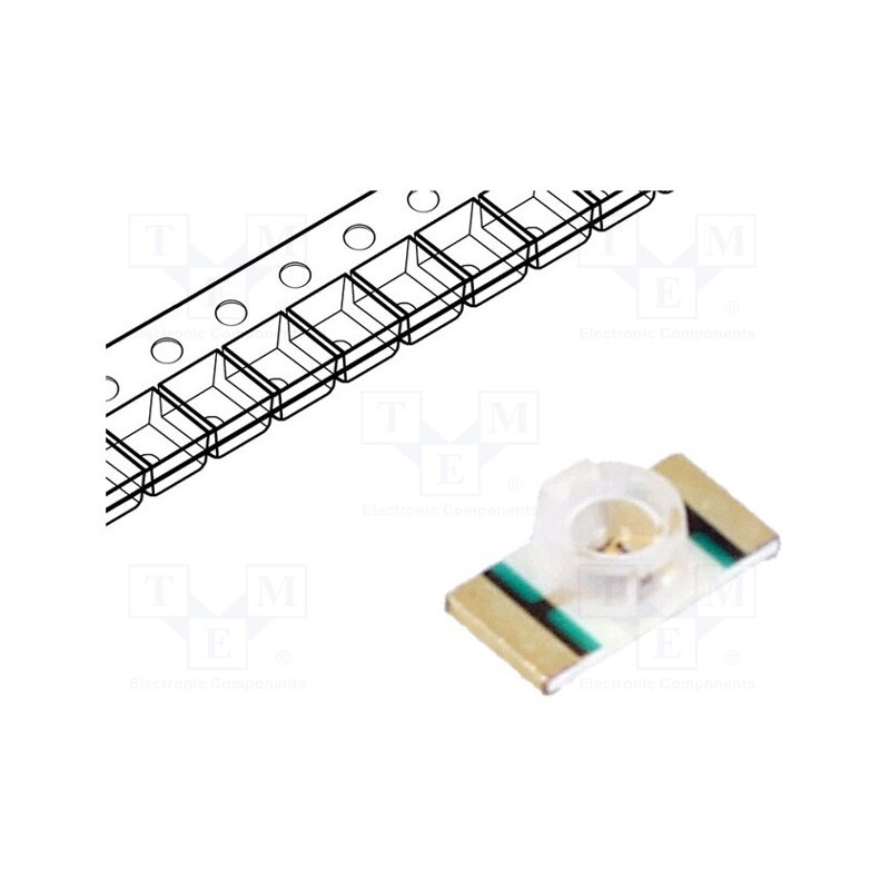 20 pcs : LTST-C21KRKT - LED, SMD, 1206, red, 45÷100mcd, 3.2x1.6x1.1mm, 70°, 2÷2.4V, 20mA
