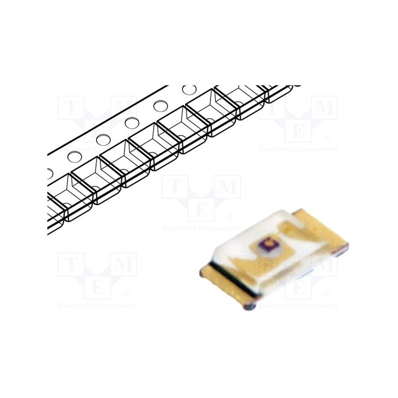 20 pcs : LTST-C194KRKT - LED, SMD, 0603, red, 11.2÷180mcd, 1.6x0.8x0.3mm, 130°, 2÷2.4V, 20mA