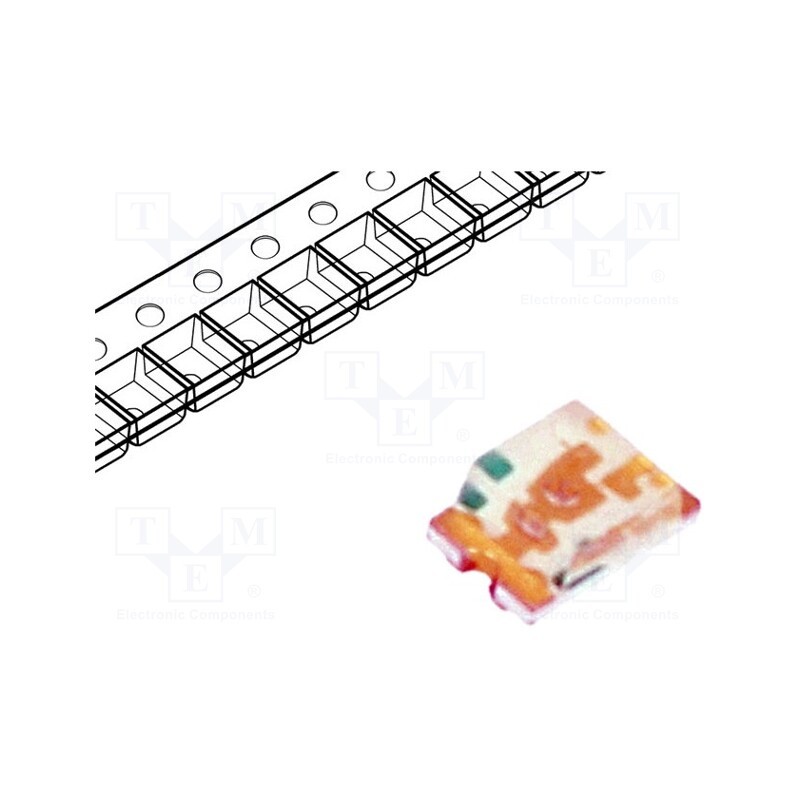 20 pcs : LTST-C171TBKT - LED, SMD, 0805, blue, 28÷180mcd, 2x1.25x0.8mm, 130°, 2.8÷3.8V, 20mA