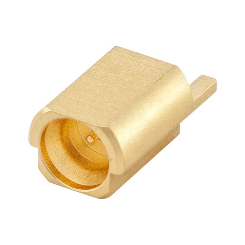 1 pcs - Rosenberger SMP Series, Plug Surface Mount SMP Connector, 50Ω, Solder Termination, Right Angle Body