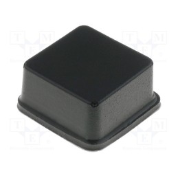 10 pcs : RBS-4BK - Self-adhesive foot, H: 9.7mm, Dim: 20x20mm