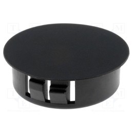 10 pcs : FIX-M30 - Stopper, polyamide, Wall thick: 3.3mm, H: 11.3mm, black