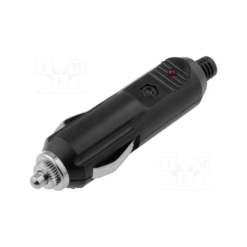 10 pcs : - Cigarette lighter plug, 5A, Sup.volt: 12÷24VDC