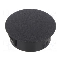 10 pcs : 8607 - Stopper, polyamide, Wall thick: 0.8÷1.6mm, H: 11.5mm, black