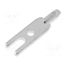 50 pcs : 3779B.28 - Terminal: flat, 2.8mm, 0.8mm, THT, tinned, bronze, Overall len: 11mm