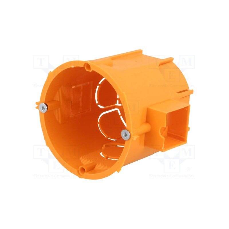 10 pcs : A.0006LP - Enclosure: junction box, Ø: 60mm, Z: 62mm, plaster embedded, IP30