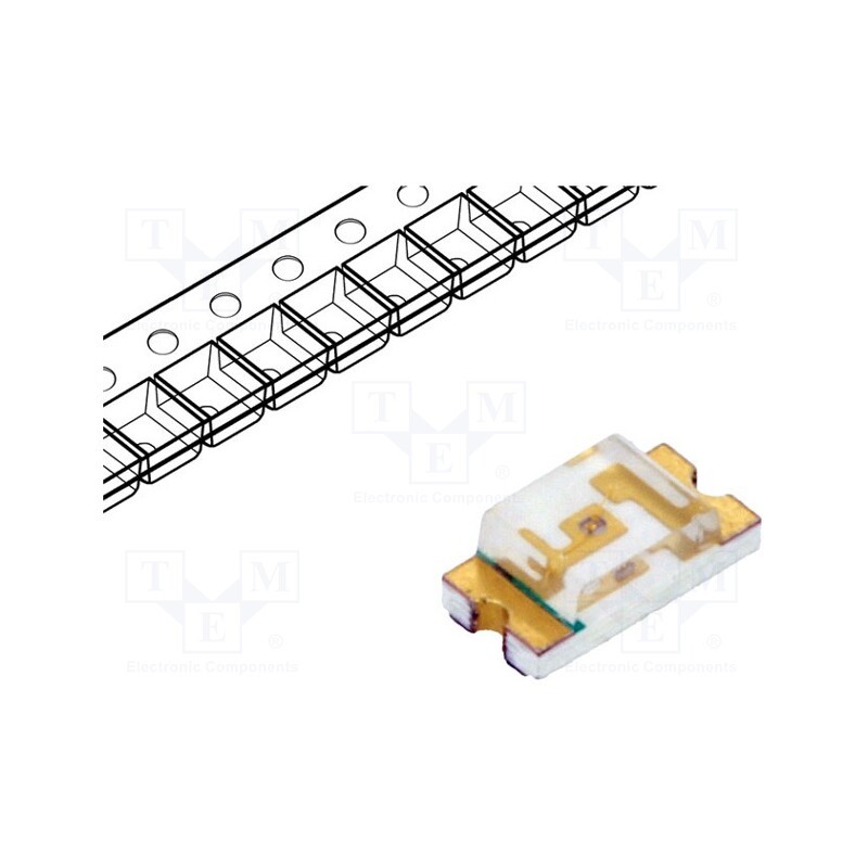 20 pcs : LTST-C150TBKT - LED, SMD, 1206, blue, 28÷180mcd, 3.2x1.6x1.1mm, 130°, 2.8÷3.8V, 20mA