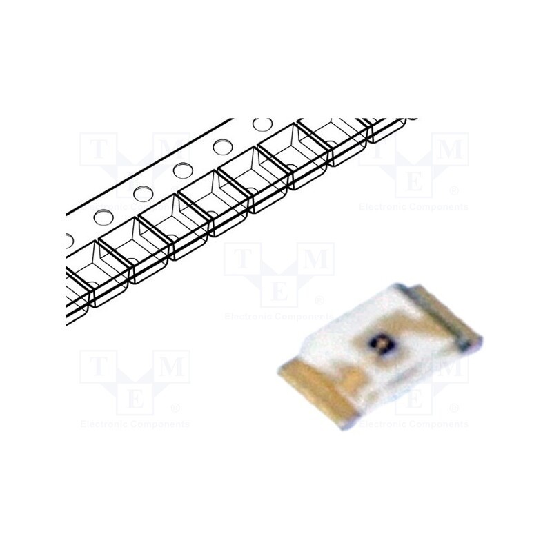 20 pcs : LTST-C194KGKT - LED, SMD, 0603, green, 18÷112mcd, 1.6x0.8x0.3mm, 130°, 1.8÷2.4V