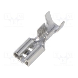 50 pcs : 3803.67 - Terminal: flat, 4.8mm, 0.5mm, female, 1.5÷2.5mm2, crimped, straight