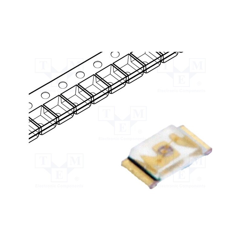 20 pcs : LTST-C194TBKT - LED, SMD, 0603, blue, 28÷180mcd, 1.6x0.8x0.3mm, 130°, 2.8÷3.8V, 20mA