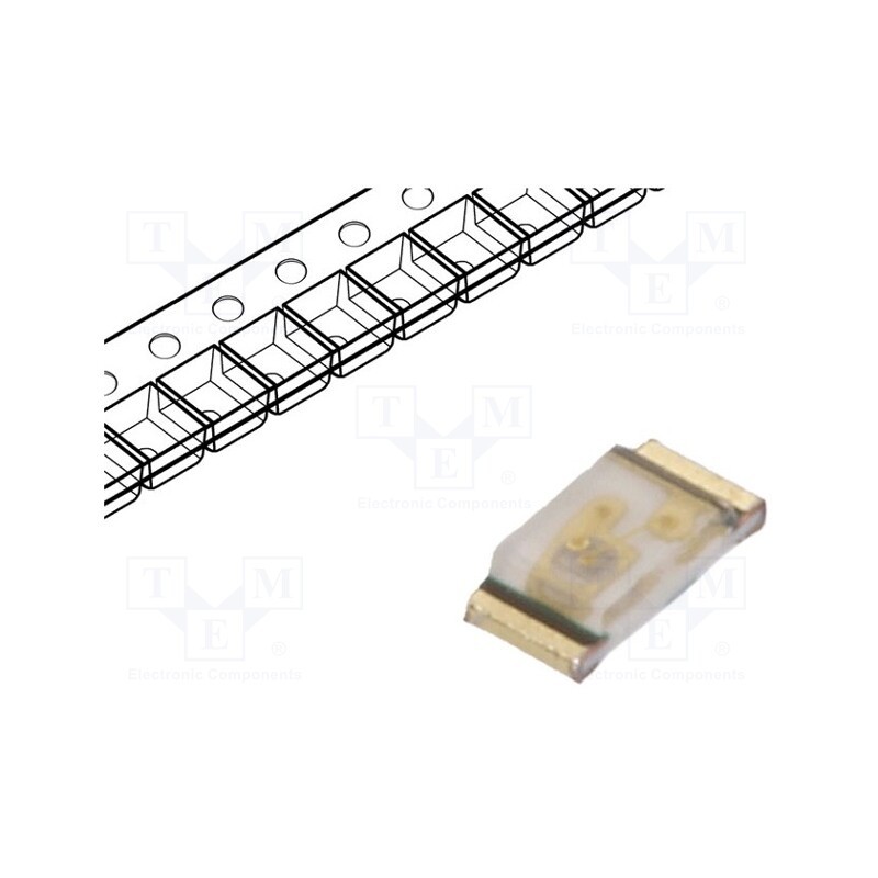 20 pcs : LTST-C193TGKT - LED, SMD, 0603, green, 112÷450mcd, 1.6x0.8x0.35mm, 130°, 2.8÷3.6V