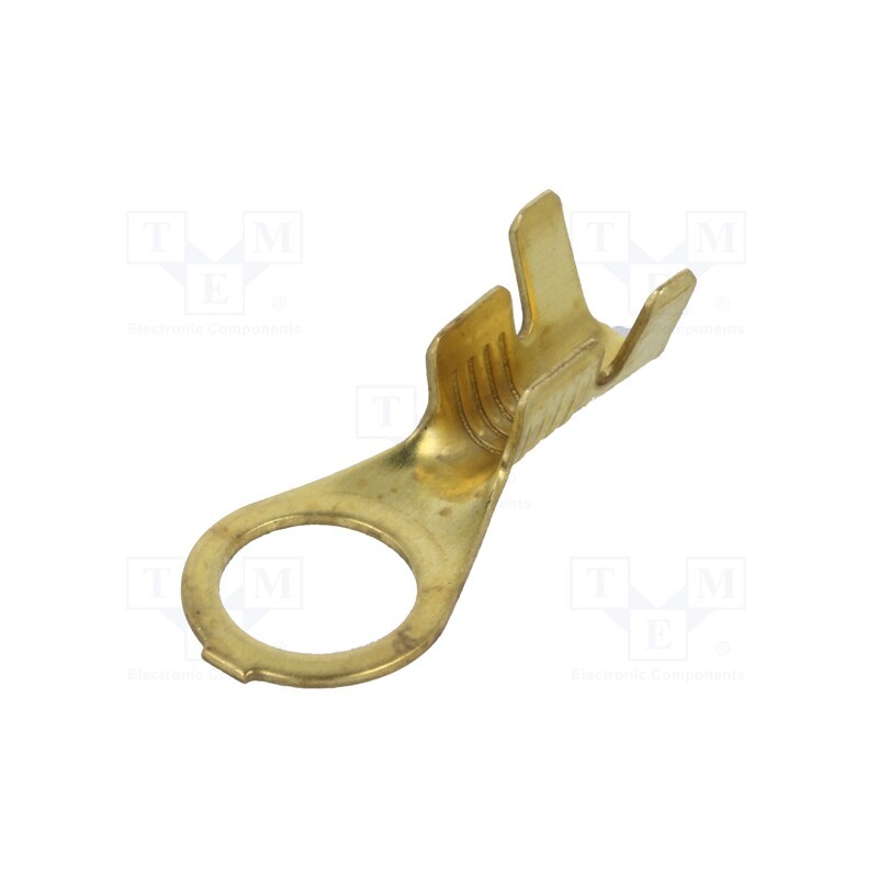 50 pcs : 3806/M.05.00.9 - Tip: ring, M6, 1÷2.5mm2, crimped, for cable, straight, none, brass