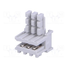 50 pcs : 3-829868-3 - Plug, card edge, PIN: 3, IDC, for cable, 2.5mm, 0.22mm2, Layout: 1x3