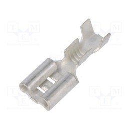 50 pcs : 3833.67 - Terminal: flat, 6.3mm, 0.8mm, female, 1÷2.5mm2, crimped, for cable