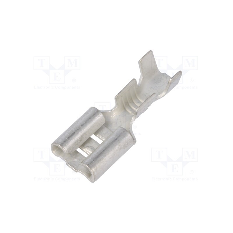 50 pcs : 3833.67 - Terminal: flat, 6.3mm, 0.8mm, female, 1÷2.5mm2, crimped, for cable