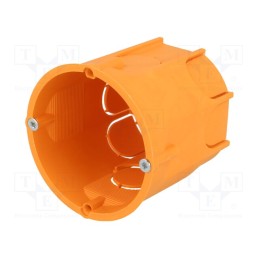 10 pcs : A.0001LDP - Enclosure: junction box, Ø: 60mm, Z: 62mm, plaster embedded, IP30