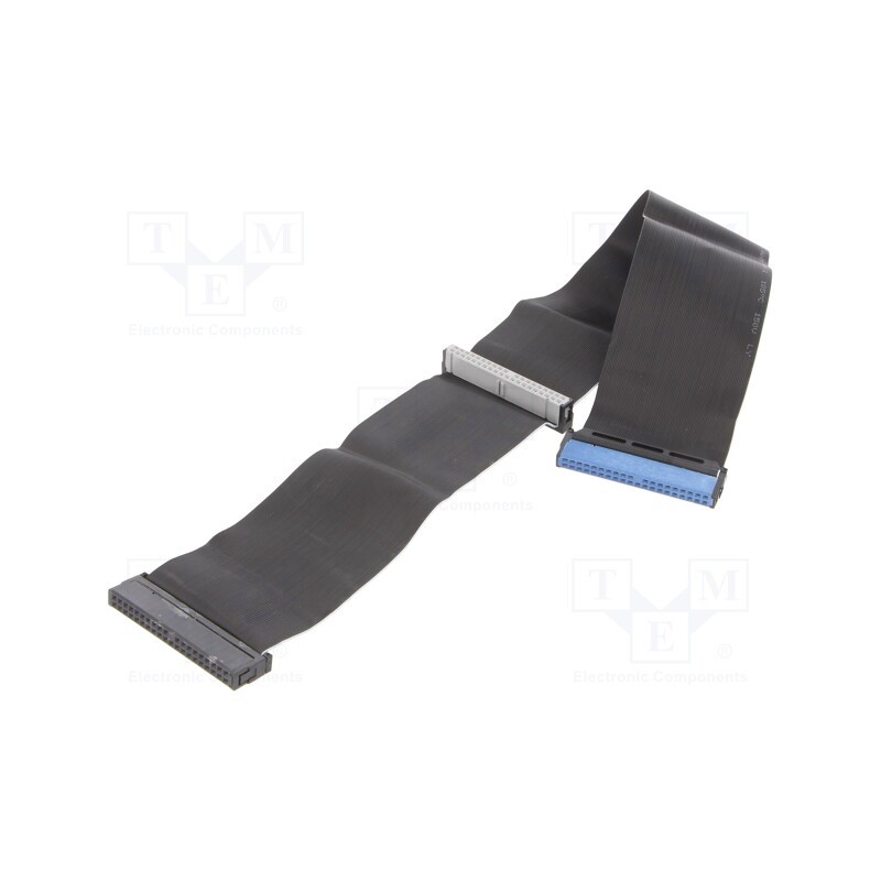 10 pcs : AK-CA-06 - Cable: IDE, IDC 40pin plug x3, 0.3m