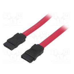 10 pcs : AK-CA-27 - Cable: SATA, SATA female,both sides, 0.5m