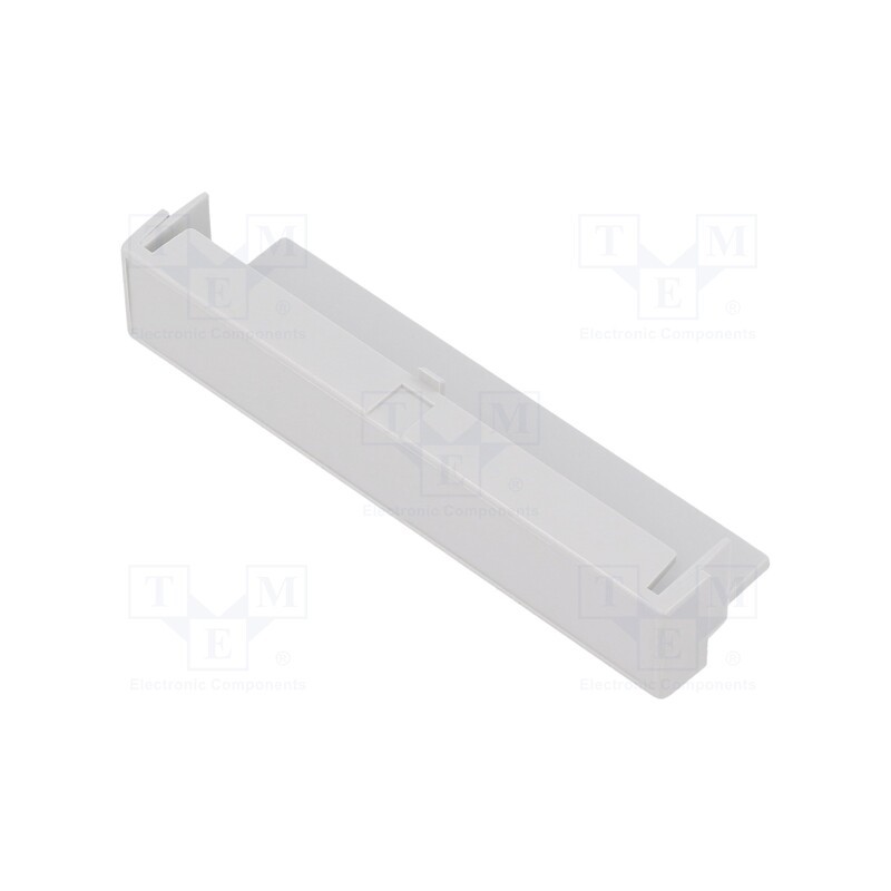 10 pcs : P05040206T.BL - Terminal cover, w/o holes, grey