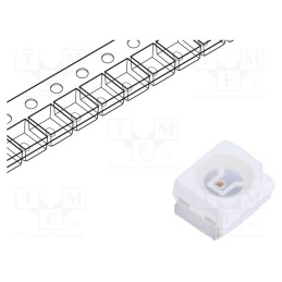 50 pcs : FYLS-3528PUYC - LED, SMD, 3528,PLCC2, yellow, 1.8lm, 500÷980mcd, 3.5x2.8x1.9mm