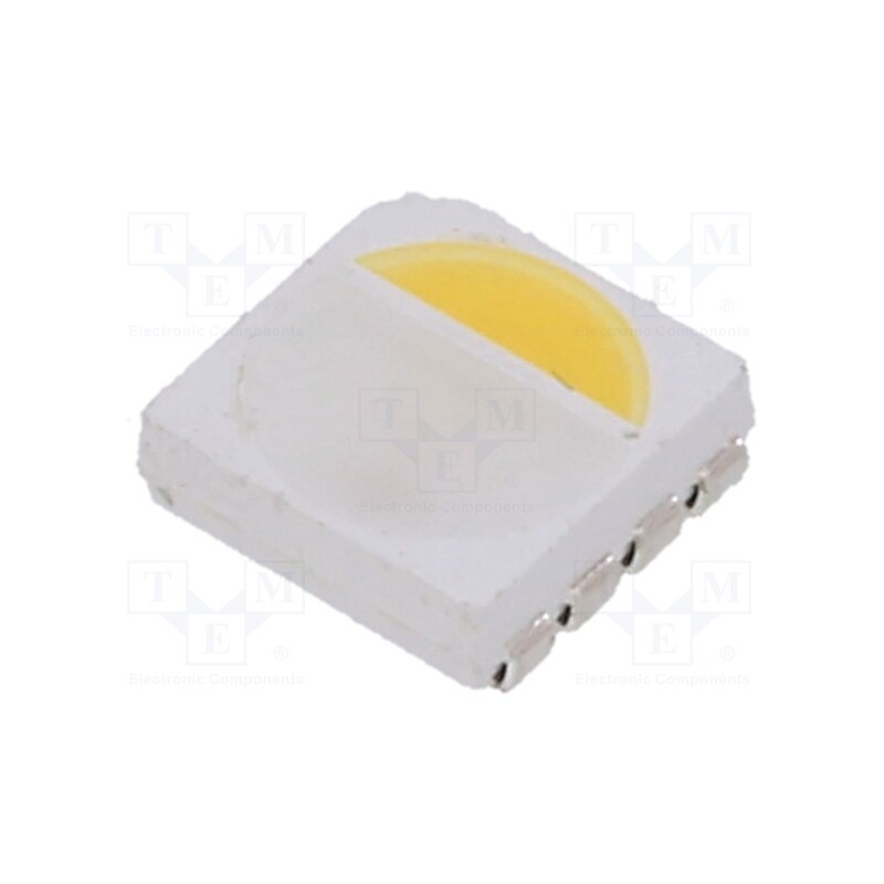 20 pcs : PE8A-FFTE-WERGBVD - Power LED, RGBW, 115°, 20mA, λd: 465÷470nm,521÷526nm,619÷624nm