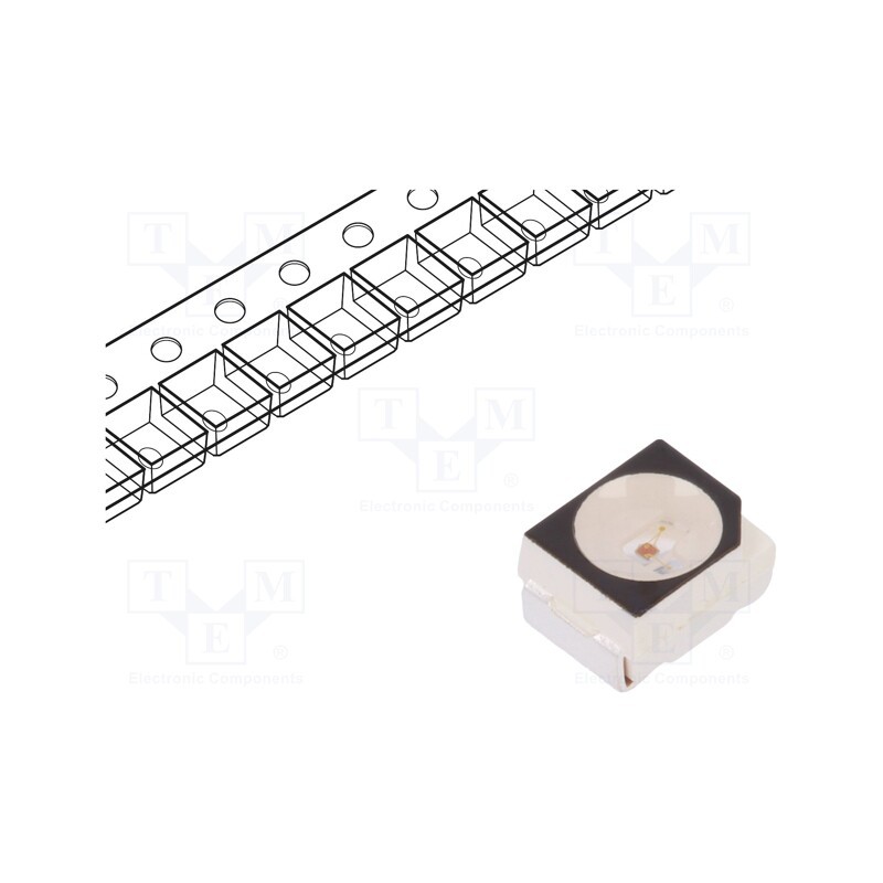 20 pcs : LTST-B680QSKT - LED, SMD, 3528,PLCC2, yellow, 450÷1120mcd, 3.5x2.8x1.9mm, 120°