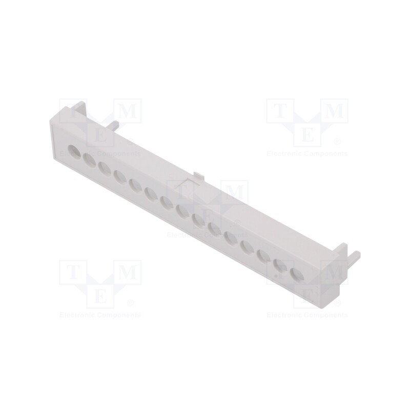 10 pcs : P05050201T - Terminals cover, 5M Modulbox One, grey, Holes no: 15, 5.08mm