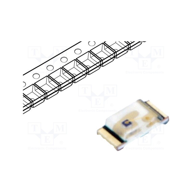 20 pcs : LTST-C193KFKT-5A - LED, SMD, 0603, orange, 11.2÷45mcd, 1.6x0.8x0.35mm, 130°, 1.7÷2.3V