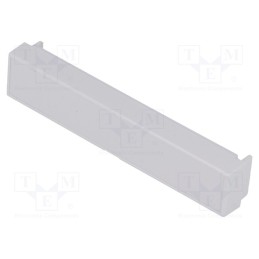 10 pcs : P05040213T.BL - Terminal cover, w/o holes, grey