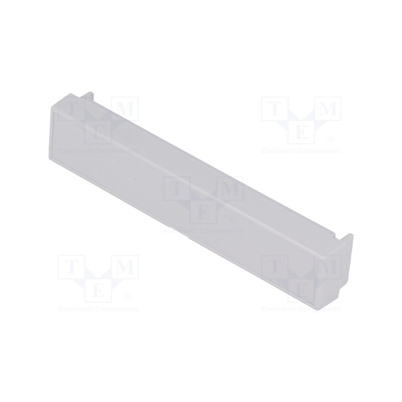10 pcs : P05040213T.BL - Terminal cover, w/o holes, grey