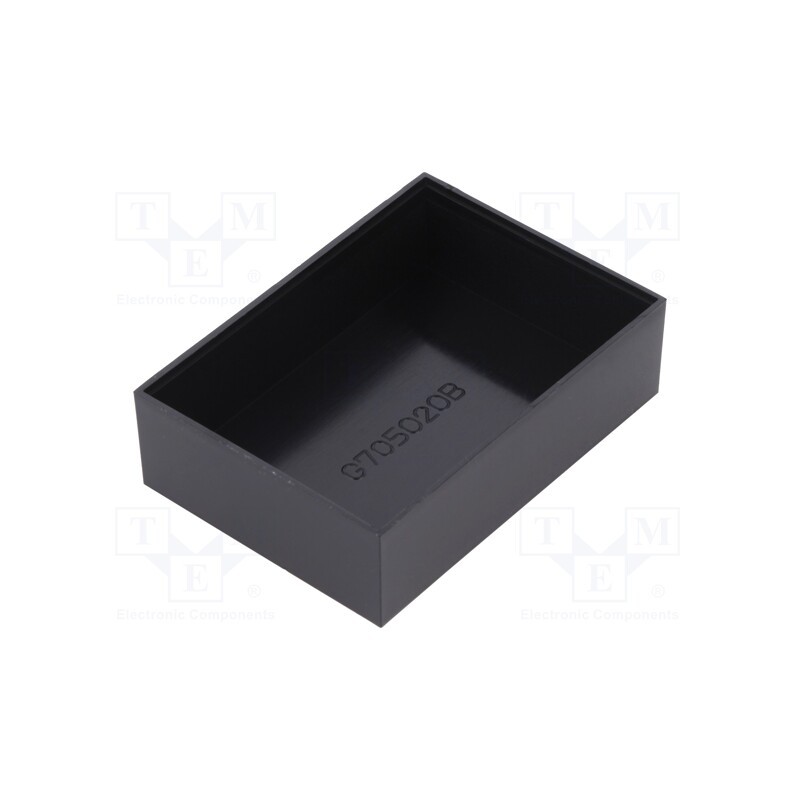 10 pcs : G705020B STYLE A - Enclosure: designed for potting, X: 50.5mm, Y: 70.5mm, Z: 20mm, ABS