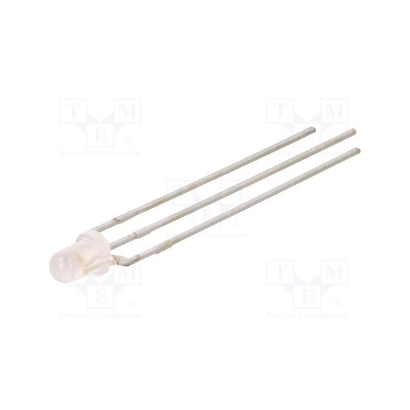 10 pcs : LTL1BEKVJNN - LED, 3mm, red/green, 45°, Front: convex, 2÷2.4/2.1÷2.4V