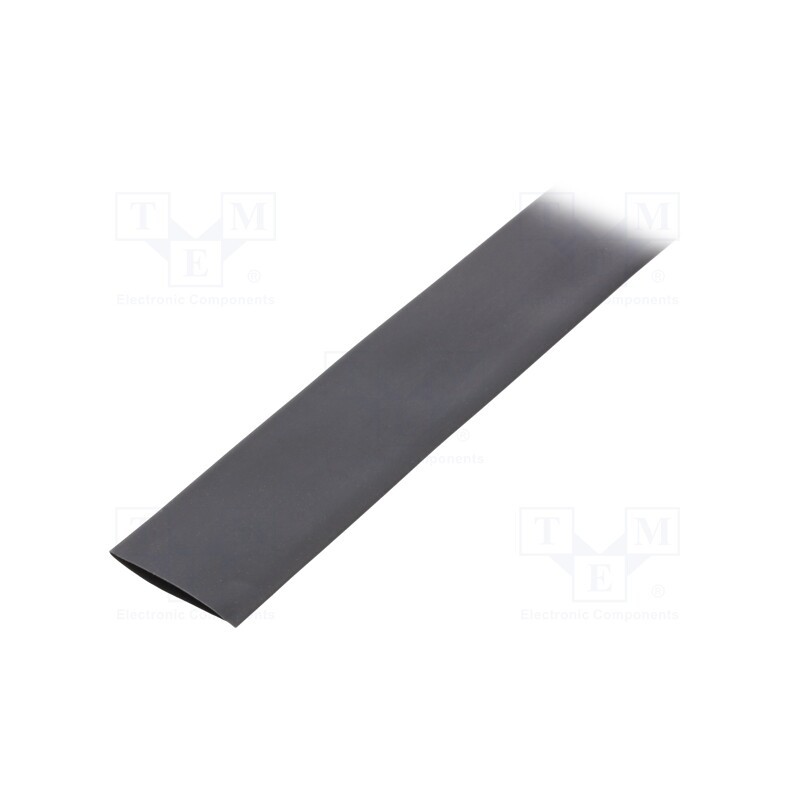 10 m : CB-HFT(3X) 15 1M - Heat shrink sleeve, glueless, 3: 1, 15mm, L: 1m, black, polyolefine